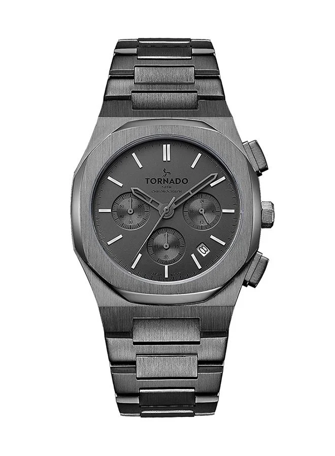 TORNADO Chronograph Grey Dial Watch - T21102-XBXX - 40mm