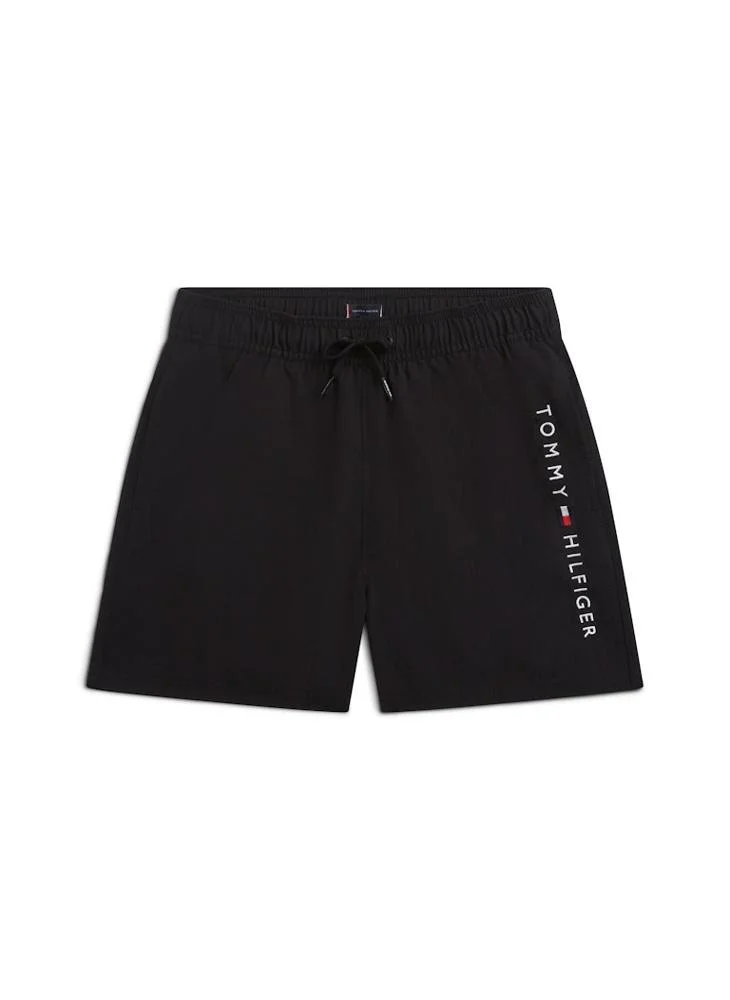 Tommy Hilfiger Original Logo Embroidery Mid Length Swim Shorts