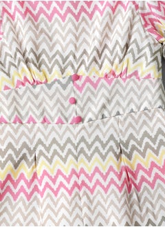 Jelliene Girls Chevron Print Puff Sleeve Jumpsuit  - Image 3