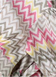 Jelliene Girls Chevron Print Puff Sleeve Jumpsuit  - Image 4