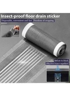 Generic Pack Of 2 Disposable Drain Hair Catchers, 70 Mm X 10 M Hair Strainer Shower Drain Strainer Shower, Disposable Shower Drain Mesh Sticker, Drain Filter Strainer Shower Drain Hair Drain Strainer  - Image 3