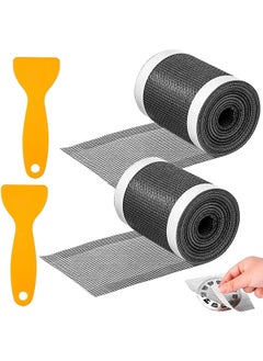 Generic Pack Of 2 Disposable Drain Hair Catchers, 70 Mm X 10 M Hair Strainer Shower Drain Strainer Shower, Disposable Shower Drain Mesh Sticker, Drain Filter Strainer Shower Drain Hair Drain Strainer  - Image 1