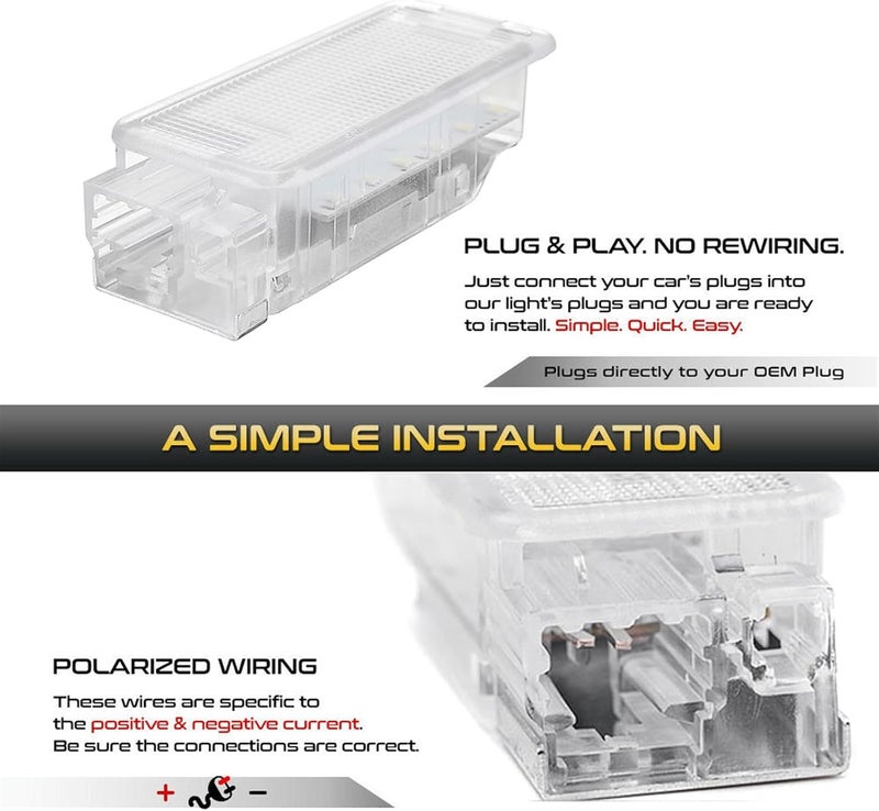 Wivplex LED Footwell and Glove Box Light for Peugeot - Image 5