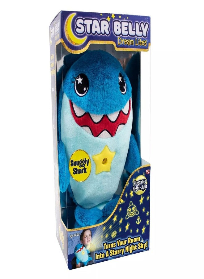 Ontel Star Belly Dream Lites, Stuffed Animal Night Light, Snuggly Blue Shark - Projects Glowing Stars & Shapes in 6 Gentle Colors, As Seen on TV - Image 4