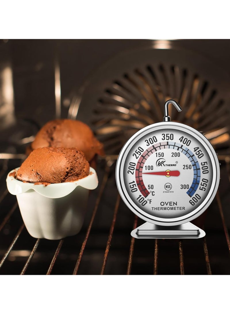 Large Dial Oven Thermometer for electric oven - with 360 degree rotary hook and easy to read large reading number shows marked temperature for Kitchen Cooking - Image 3