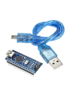 Micro-Controller Board With USB Cable For Arduino E630-2 Blue