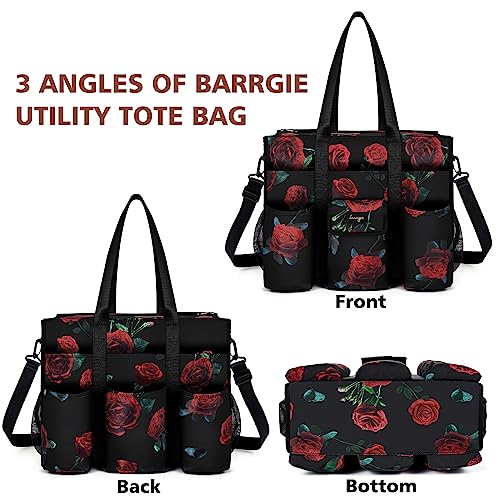BARRGIE Utility Tote - Water Resistant Bag with 19 Exterior & Interior Pockets - Large Bag for Women, Teacher, Work - Image 5