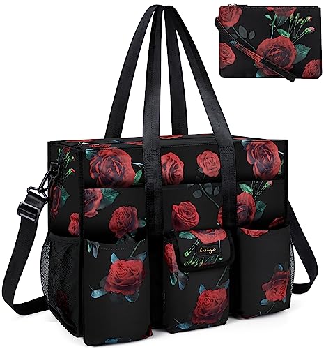 BARRGIE Utility Tote - Water Resistant Bag with 19 Exterior & Interior Pockets - Large Bag for Women, Teacher, Work - Image 1