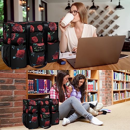 BARRGIE Utility Tote - Water Resistant Bag with 19 Exterior & Interior Pockets - Large Bag for Women, Teacher, Work - Image 2