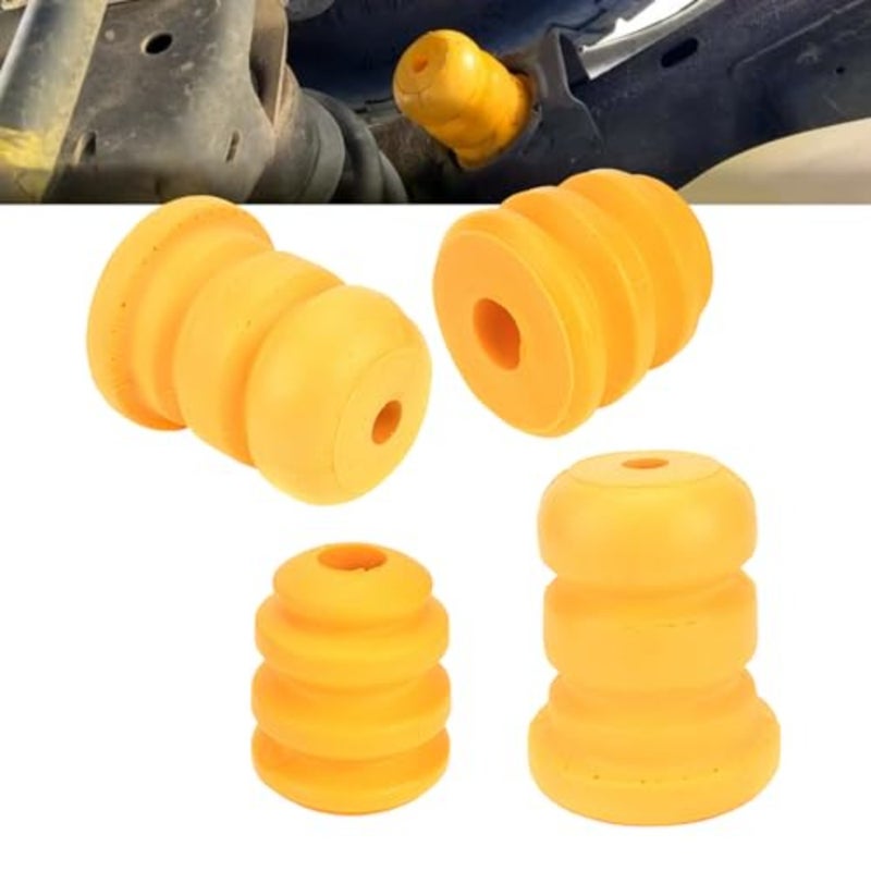 4PCS Car Front Lower Suspension Bump Rubber Pads, Front Rear Control Arm Bump Stoppers Compatible with Chevrolet GMC Cadillac, Suspension Buffer Shock-Absorbing Pad, Replace 15153958, 15039397 - Image 1