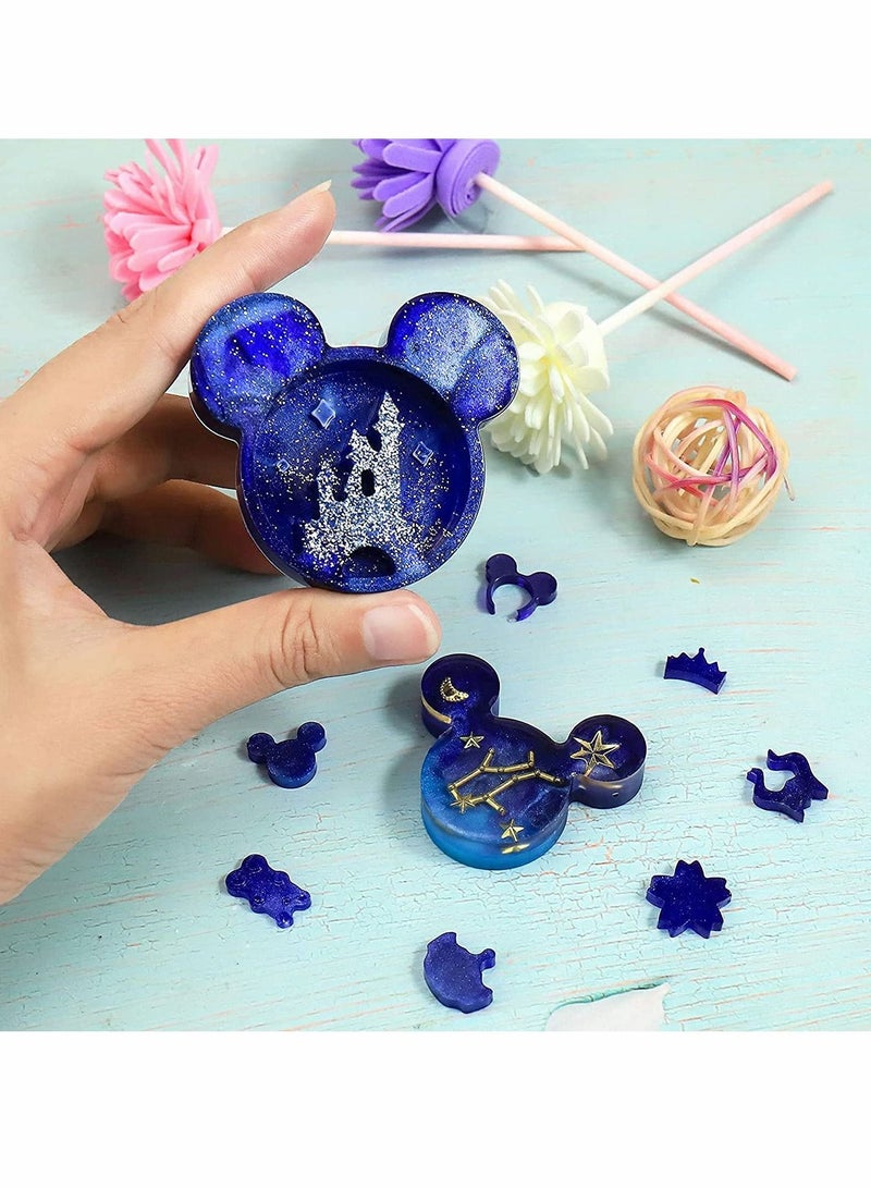 KASTWAVE Resin Molds, Cute Mouse Heads, Epoxy Resin, Silicone Castle Arch Casting Molds Are Used To Make Handmade Crafts(2PCS) - Image 5