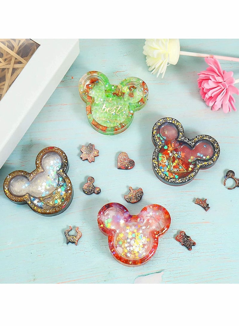 KASTWAVE Resin Molds, Cute Mouse Heads, Epoxy Resin, Silicone Castle Arch Casting Molds Are Used To Make Handmade Crafts(2PCS) - Image 3