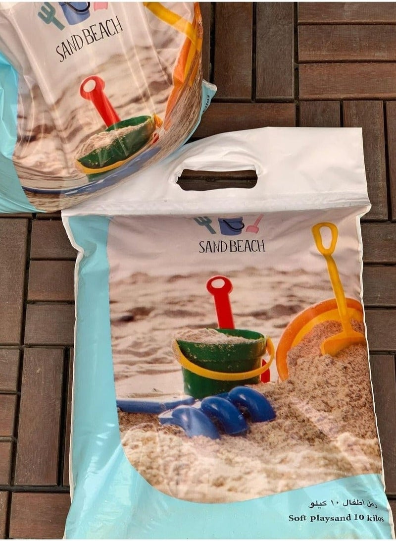 SAND BEACH 10 kg white sand for children's play from the sand beach - Image 1