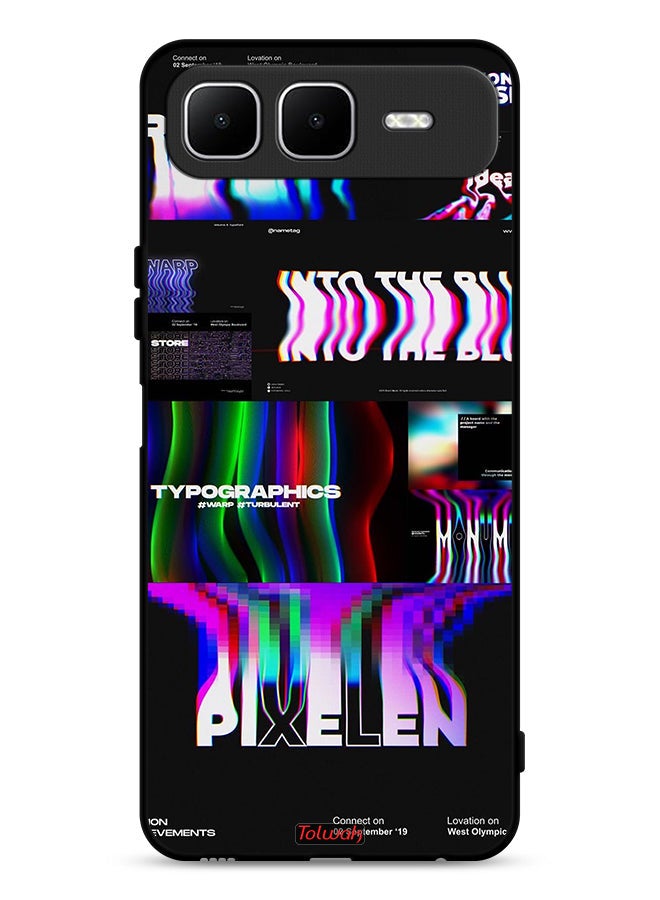 Tolwak Infinix Smart 10 Plus Protective Case Cover Motion Design