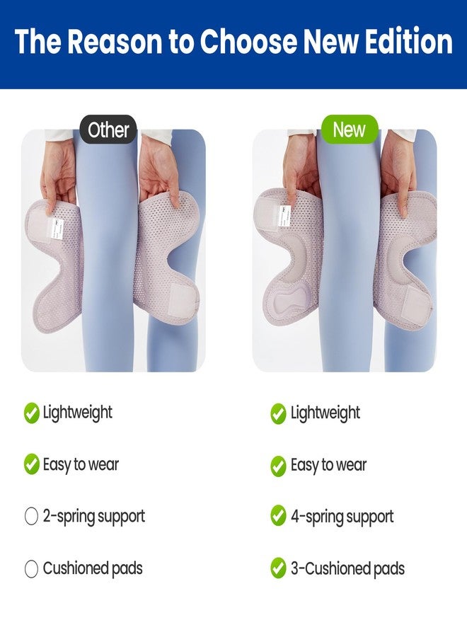 Galvaran Knee Brace for Women & Men with Side Stabilizers Upgraded for Meniscus Tear, ACL, MCL Arthritis Knee Pain Relief, Adjustable Breathable Injury Recovery Knee Support - Image 5