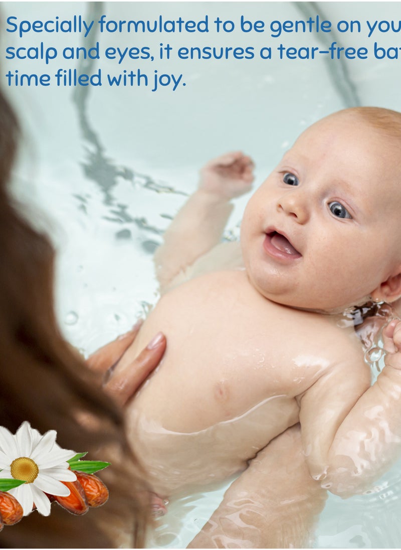 Nappy time - Nappy Time Gentle Baby Shampoo: Date Extract Infused, Tear-Free Formula, Head to Toe - 400ml - Image 1