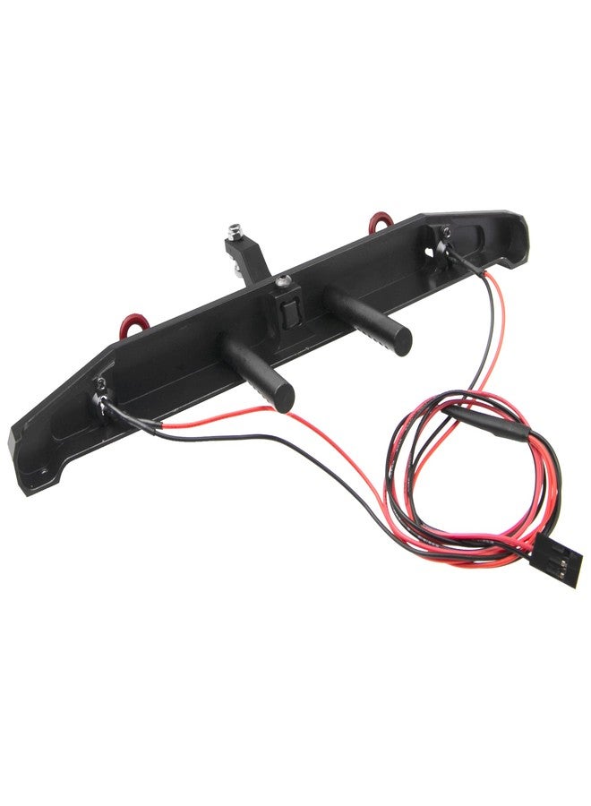 Treehobby مصد خلفي معدني لسيارة التحكم عن بعد من Treehobby، مزود بأضواء ووصلات جر، متوافق مع Traxxas TRX-4 وAxial SCX10 90046 و90047 وSCX10 II، قطع غيار ترقية لسيارات التحكم عن بعد بمقياس 1/10 - Image 3