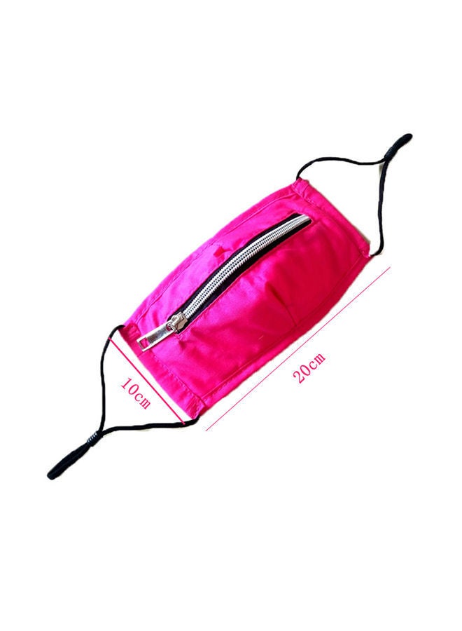 NIBEMINENT Adjustable Zipper Opening Protective Face Mask - Image 2