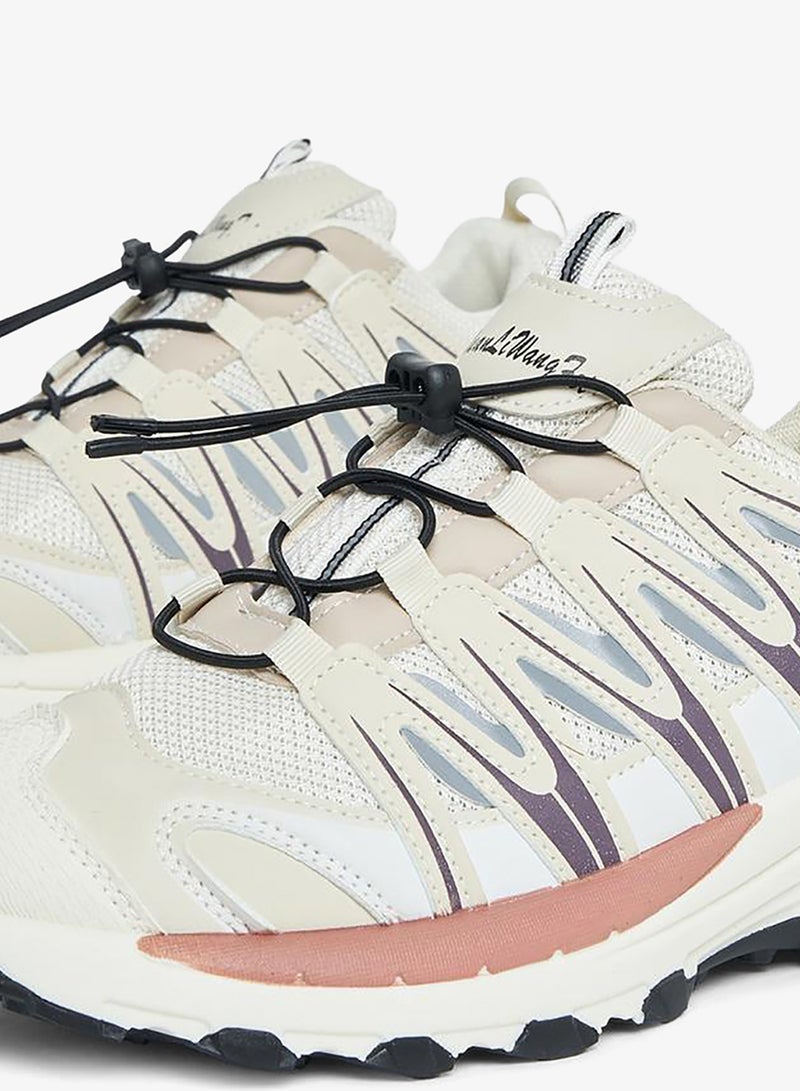 ستايلي اكتيف سنيكرز بتصميم شبكي ملون - Image 5