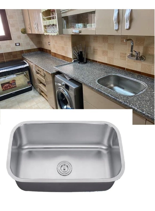 Shams Kitchen sink 60*45 cm with drain only - Image 2