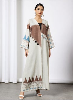 Abstract Print Abaya