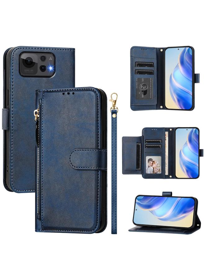 S-TOP Case For Asus Zenfone 12 Ultra Multi-Card Slots Zipper Wallet Leather Phone Case - Image 1