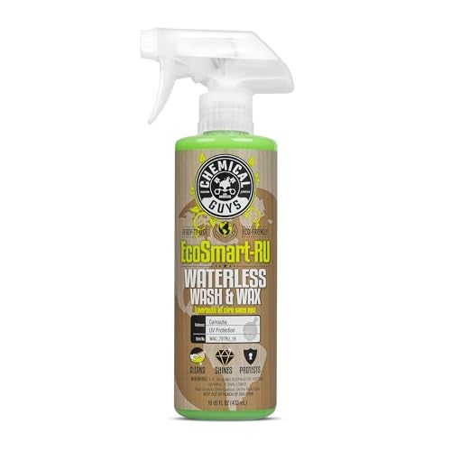 Chemical Guys كيميكل غايز WAC_707RU_16 غسيل سيارات وواكس بدون ماء إيكو سمارت جاهز للاستخدام، آمن للسيارات، الشاحنات، سيارات الدفع الرباعي، الدراجات النارية، المركبات الترفيهية والمزيد، 16 أونصة سائلة - Image 1