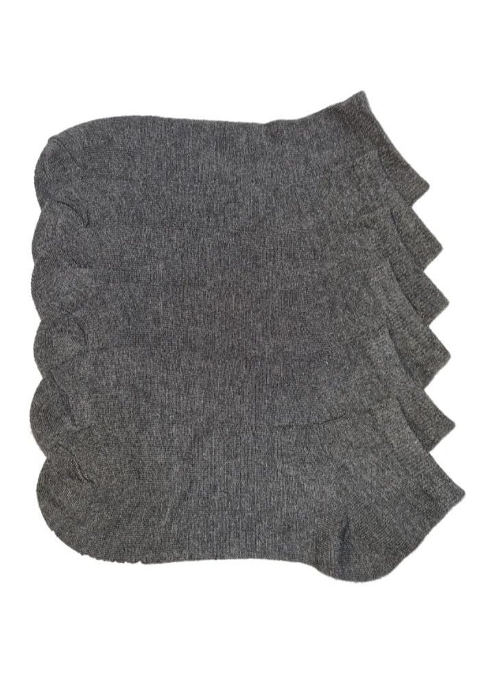 3 Pair Of Casual Ankle Socks Grey