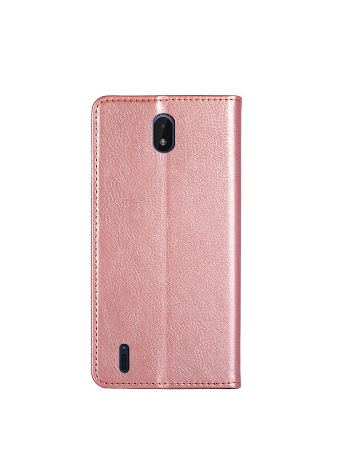 S-TOP Case For Nokia C01 Plus / C1 2nd Edition Gloss Oil Solid Color Magnetic Leather Phone Case - Image 3