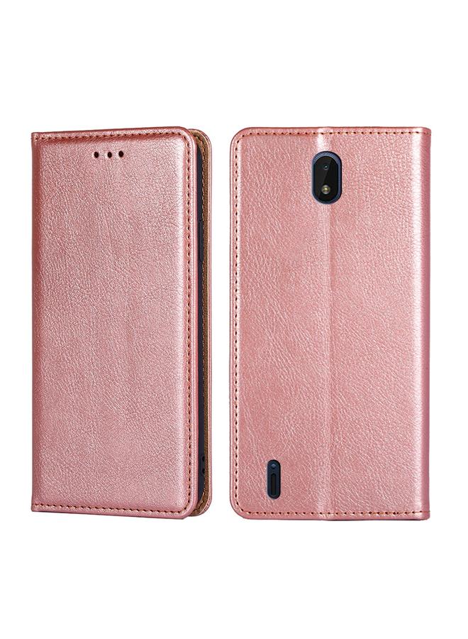 S-TOP Case For Nokia C01 Plus / C1 2nd Edition Gloss Oil Solid Color Magnetic Leather Phone Case - Image 1