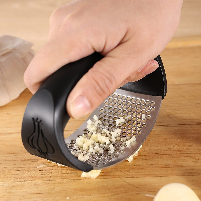 Multi-Purpose 304 Stainless Steel Garlic Press Meat Floss Press Garlic Two-In-One Garlic Press - Image 3