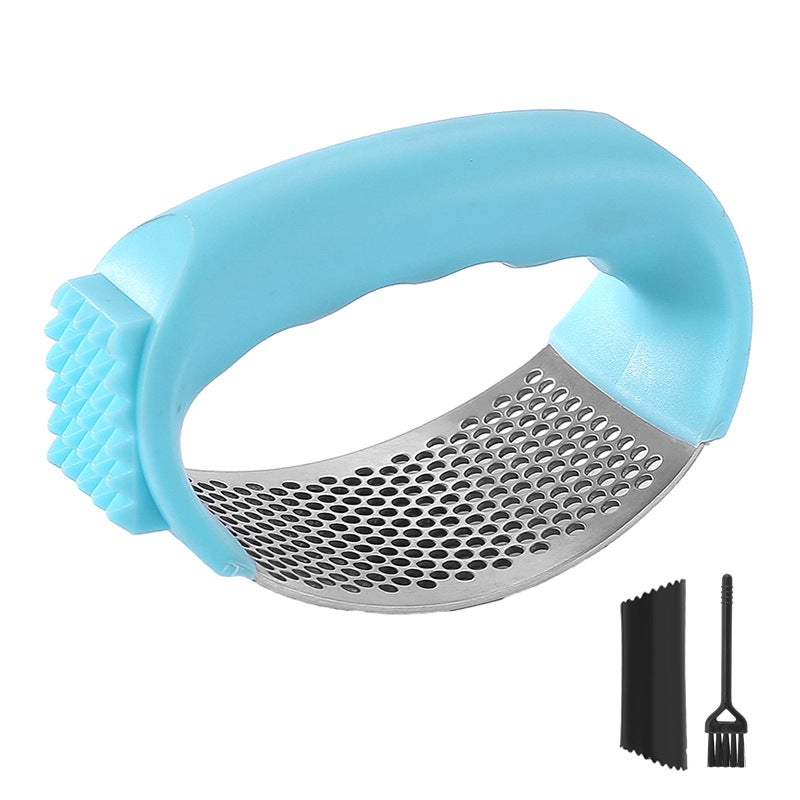 Multi-Purpose 304 Stainless Steel Garlic Press Meat Floss Press Garlic Two-In-One Garlic Press - Image 1