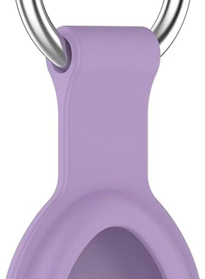 Light Purple Anti Slip Silicone Case Sleeve Holder for Tracking Device Outdoor Travel - Image 2