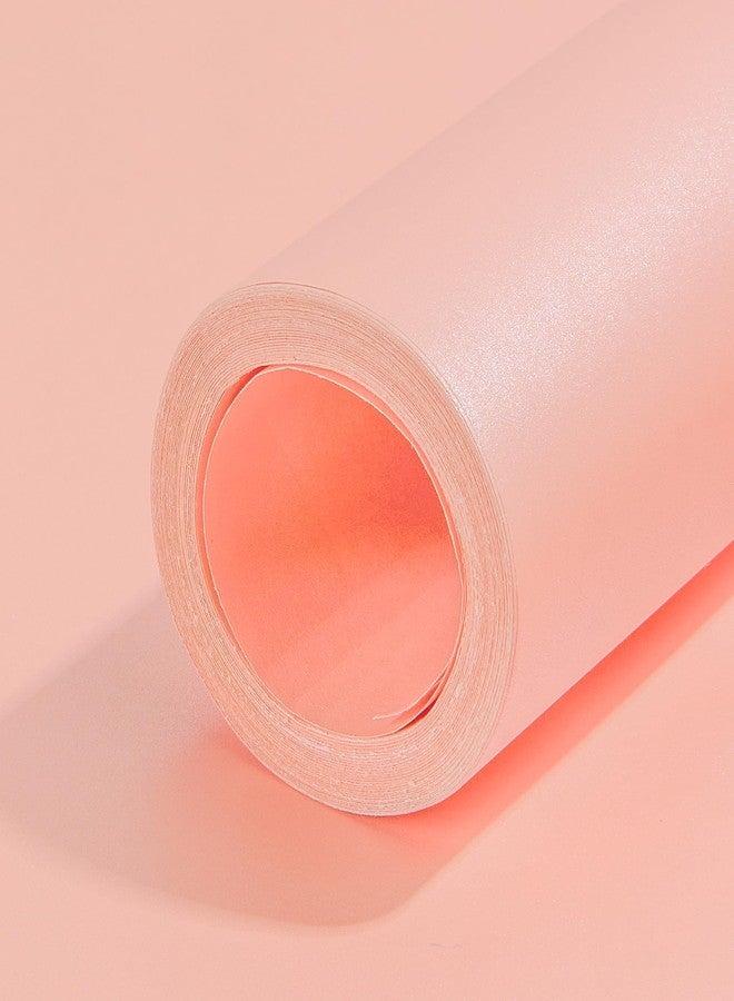 PENPRIS Matte Wrapping Paper Roll - Solid Color Pearly 17.3Inches X 39.4Feet Pink Shimmer Gift Wrapping Paper Roll Elegant Lustre Paper for Wedding,Valentine's Day,Birthday, Christmas,Baby Shower PAP11PK - Image 3