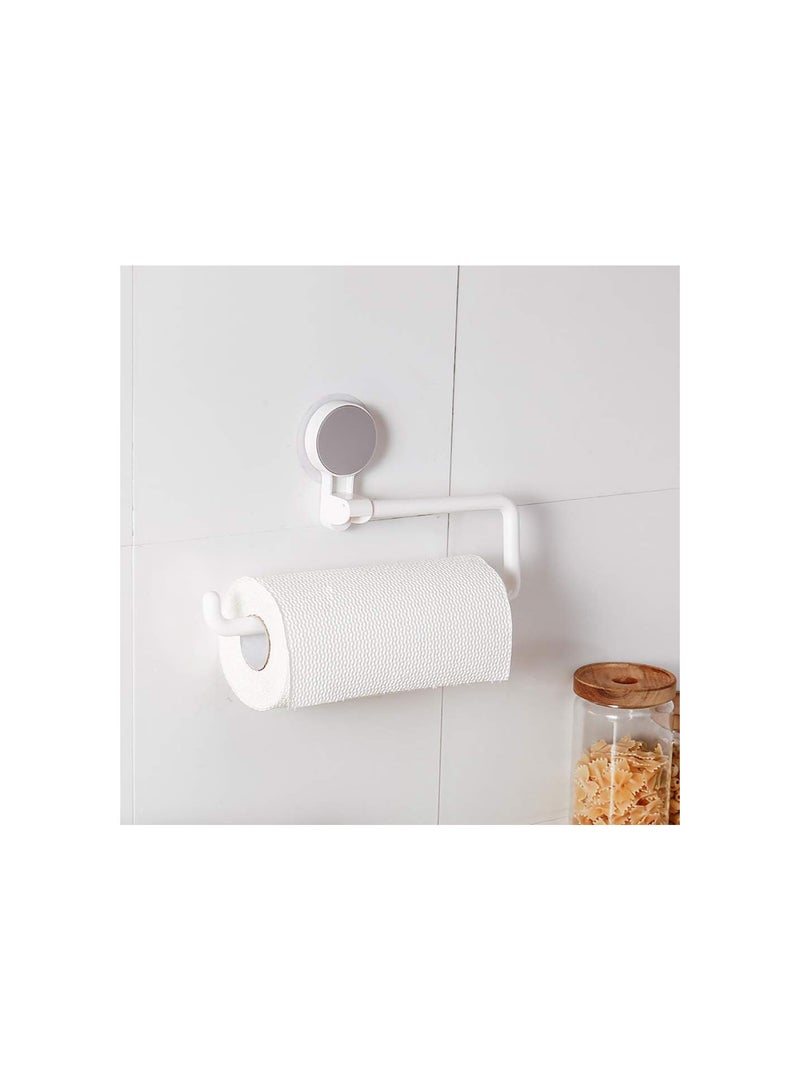 GGOOT Paper Towel Holder, No-Drilling Suction Cup Toilet Paper Roll Holder Wall Mounted Bathroom Tissue Rack Bathroom Kitchen Roll Rack Storage Holder for Bathroom Kitchen - Image 3