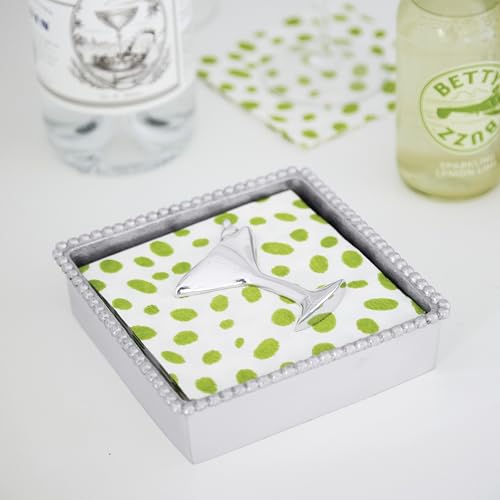 Mariposa Cocktail Beaded Napkin Box Small - Image 2