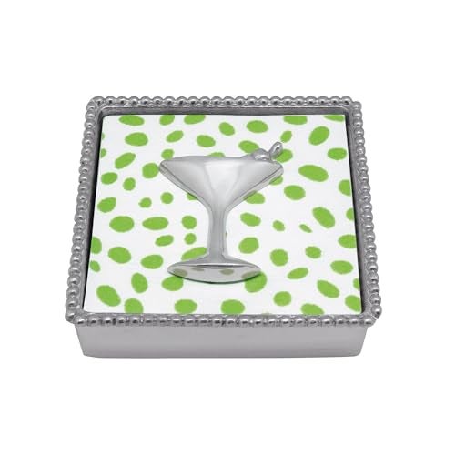 Mariposa Cocktail Beaded Napkin Box Small - Image 5