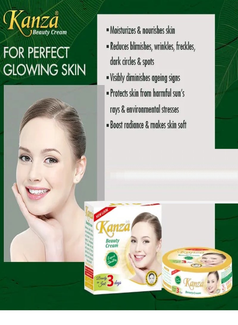 كنزه قطعتين من كريم الجمال لتفتيح و تبييض البشرة - Image 2