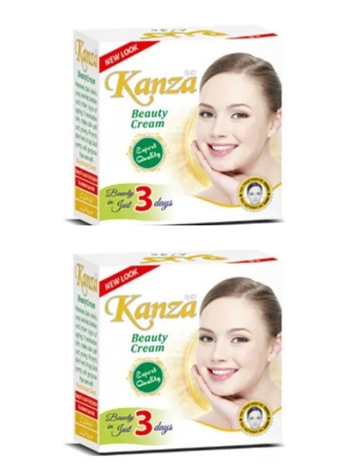 كنزه قطعتين من كريم الجمال لتفتيح و تبييض البشرة - Image 1