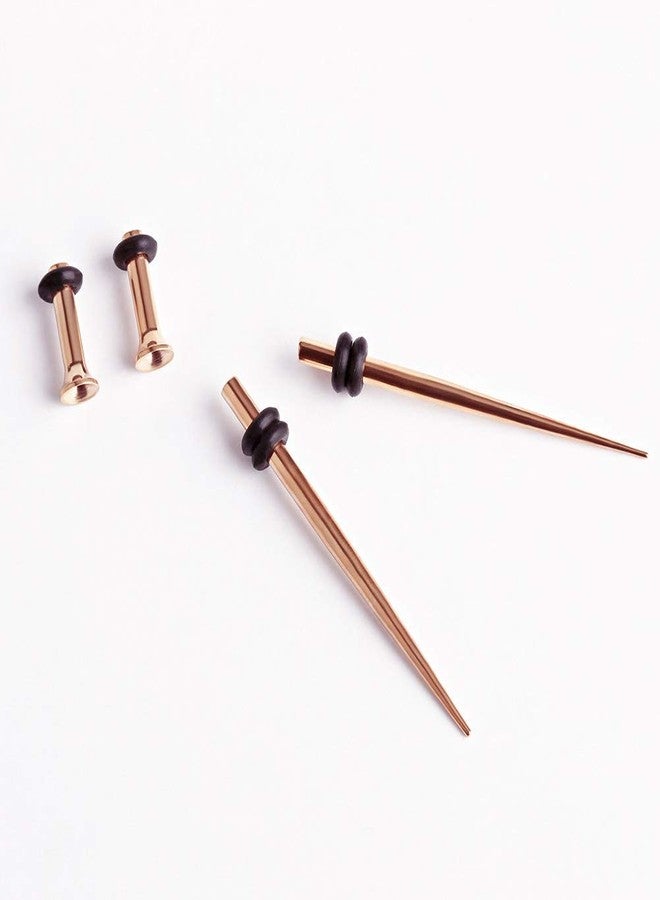 TBOSEN طقم توسيع آذان TBOSEN 36 قطعة من الفولاذ المقاوم للصدأ مع أدوات قياس ومقابس 14g-00g - Image 4
