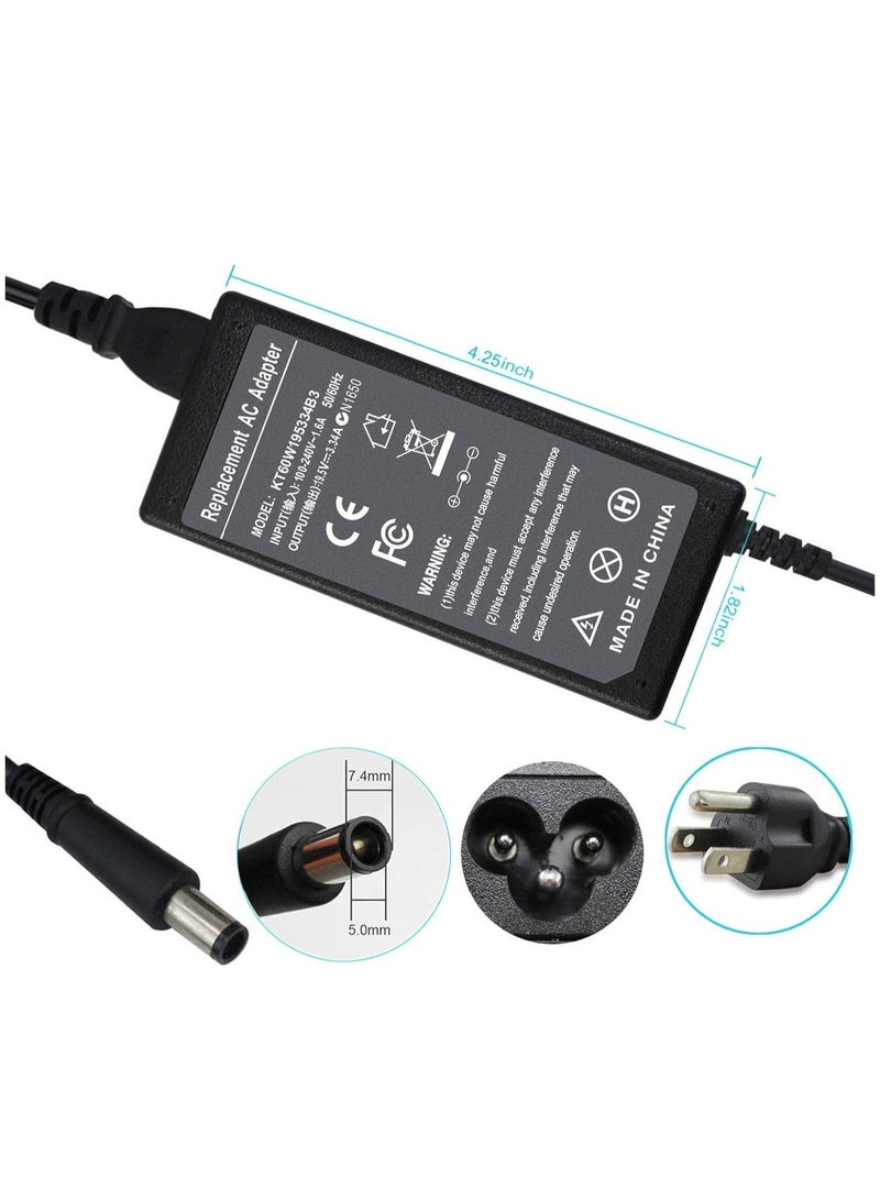 19.5V 3.34A 65w AC Adapter Charger for Dell Chromebook,Laptop 11 3180 3189 3120 Inspiron 15 3520 3521 3531 3541 3542 3543 3537 3458 15R 5520 5521 7520 N5110 N5040 N5050 5547 P26E LA65NS2-01 HA65NM130 - Image 2