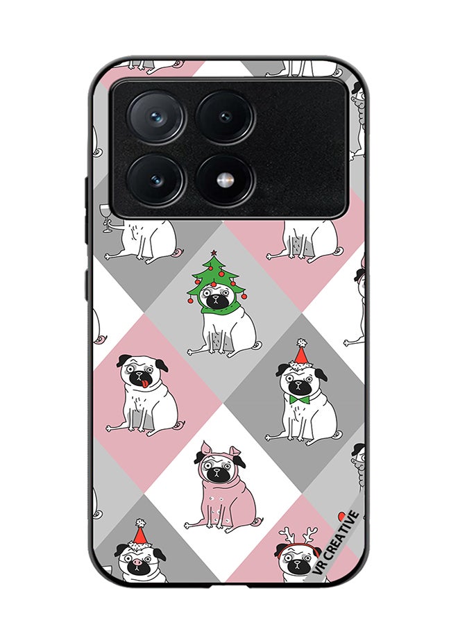 VR CREATIVE Protective Case Cover For Xiaomi Poco X6 Pro Dogs Design Multicolour - Image 1