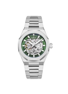 TORNADO Tornado AUTONOVA AUTOMATIC Men's TMI NH70 Movement Watch, Automatic Display and Solid Stainless Steel Brushed Bracelet Strap - T24303-SBSH, Silver  - Image 1