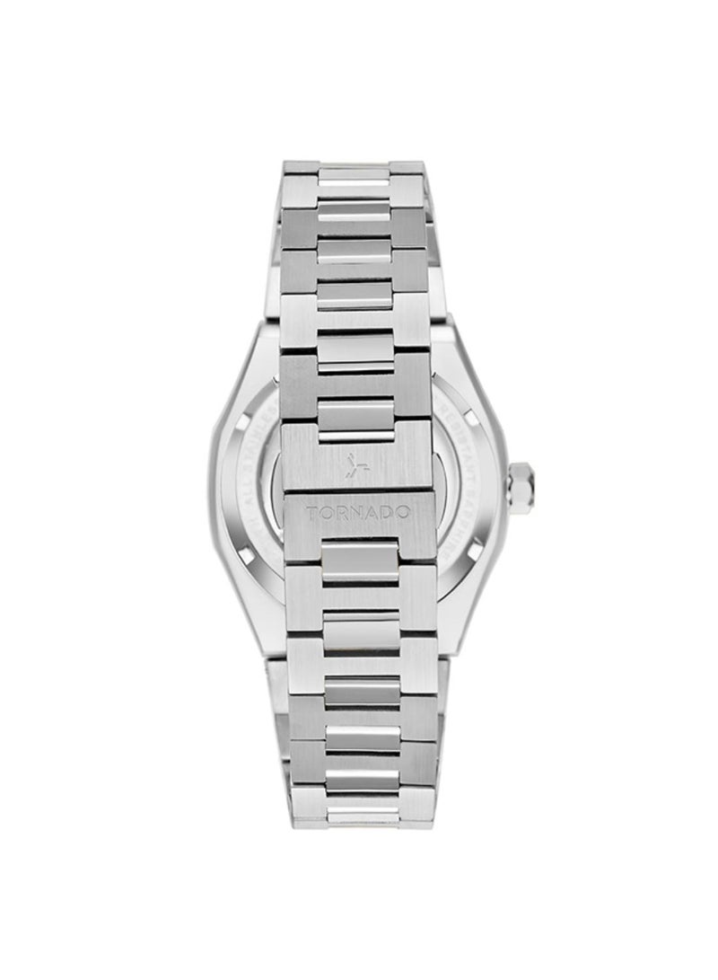 TORNADO Men's Stainless Steel Automatic Watch T24303-SBSH - 41.0X51.0 mm  - Image 3