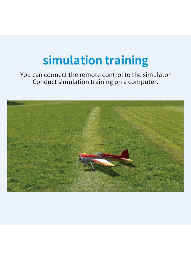 GoolRC جول آر سي مايكرو زون 6CH جهاز إرسال واستقبال متوافق مع MC6RE و E6R-E و MC7RB و MC9002 جهاز تحكم راديو 2.4GHz لطائرة SU27 RC وطائرة درون متعددة المحركات وهليكوبتر وسيارة وقارب - Image 1