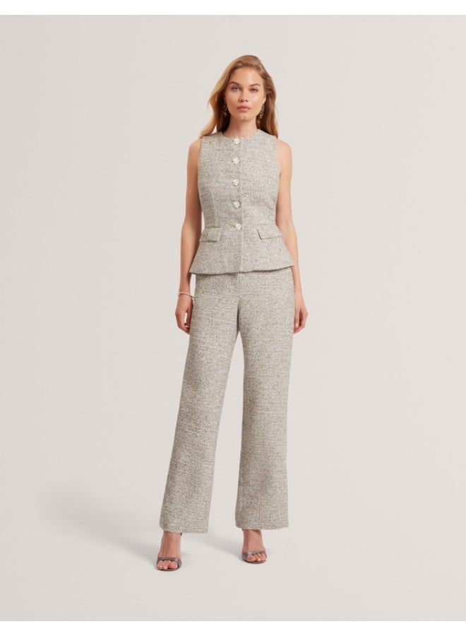 Ted Baker TAILORED BOUCLE FITTED WAISTCOAT - Image 2