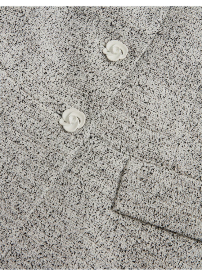 Ted Baker TAILORED BOUCLE FITTED WAISTCOAT - Image 3