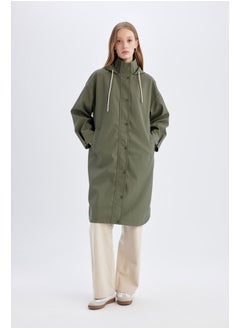 DeFacto Woman Relax Fit Hooded Raincoat  - Image 2