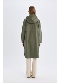 DeFacto Woman Relax Fit Hooded Raincoat  - Image 3