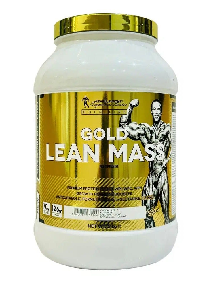 كيفين ليفرون كيفن ليفرون جولد لين ماس 3 كجم بنكهة الشوكولاتة، 15 حصة - Image 1